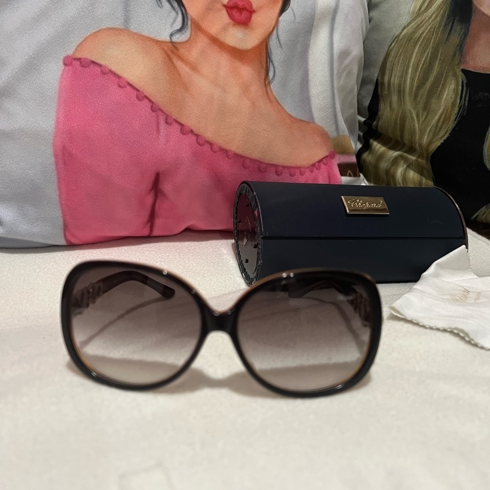 Chopard Women's Oversized Gradient Lens Sunglasses - Brown